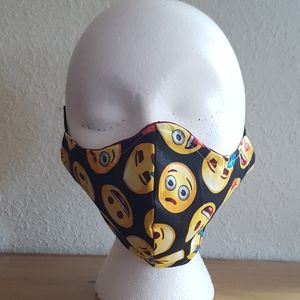 Emojis Homemade Mask w/Filter Pocket